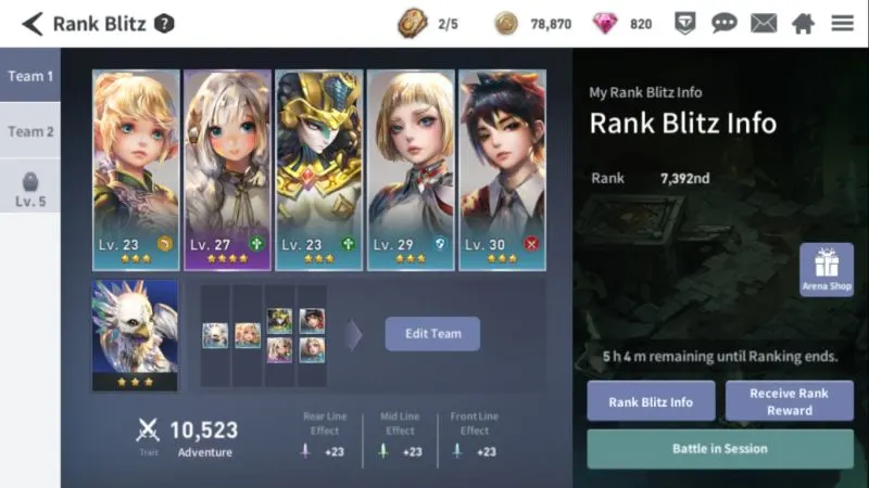 lyn the lightbringer rank blitz