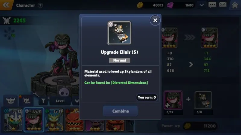 how to upgrade units in skylanders ring of heroes