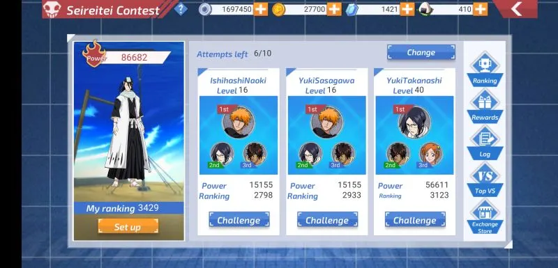 bleach mobile 3d gameplay mode