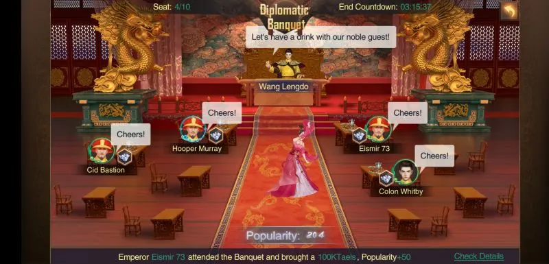 call me emperor banquet