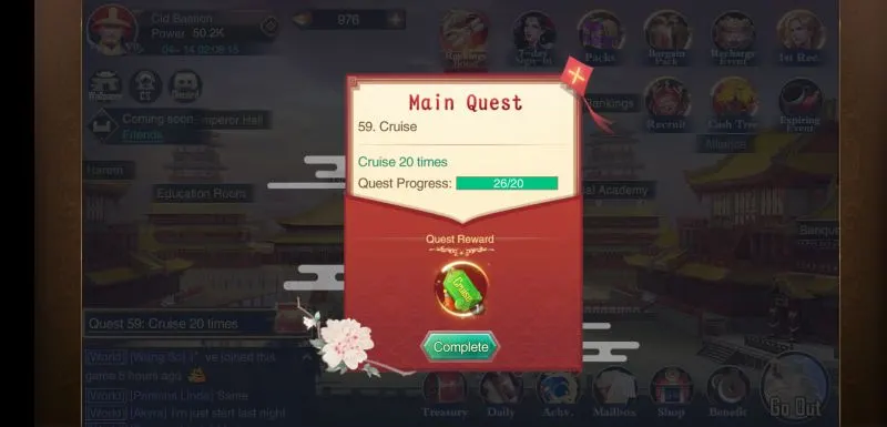 call me emperor quests