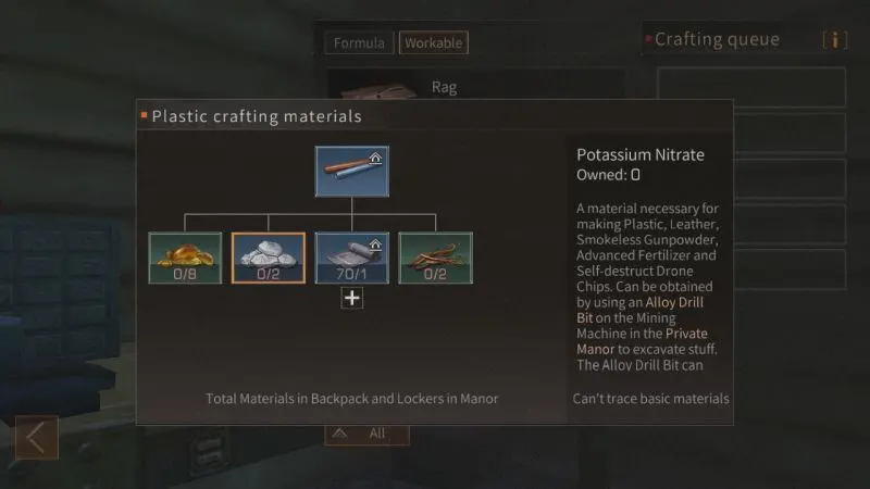 lifeafter potassium nitrate