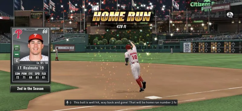 mlb 9 innings 19 home run