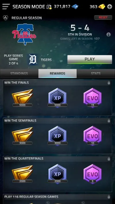 mlb tap sports baseball 2019 season mode