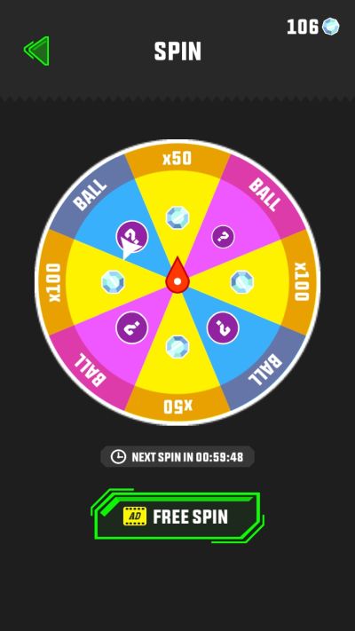 slope run spin wheel