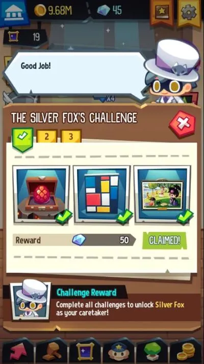 art inc silver fox challenge