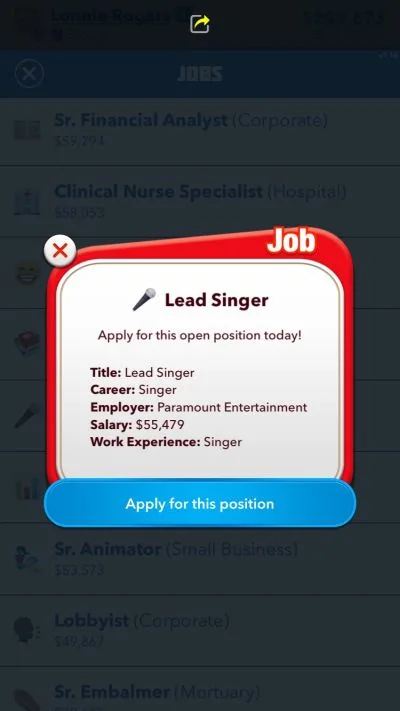 how to become a singer in bitlife