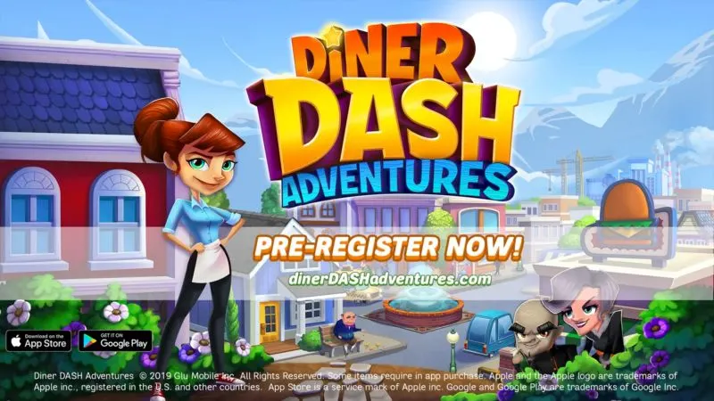 diner dash adventures pre-registration