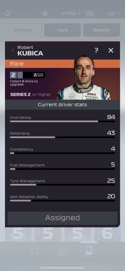 f1 manager driver stats