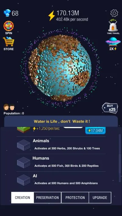 idle world prerequisites