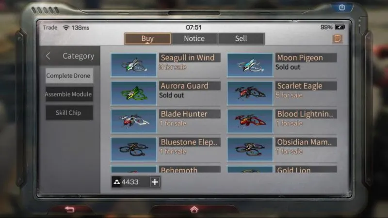 lifeafter drone types