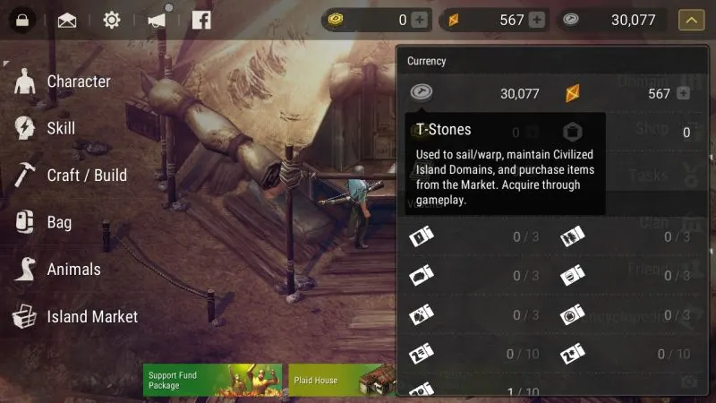 durango wild lands t-stones