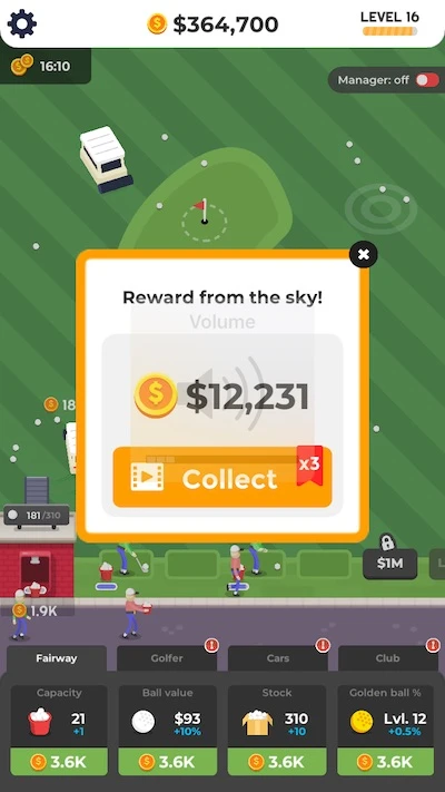 golf inc tycoon extra boosts