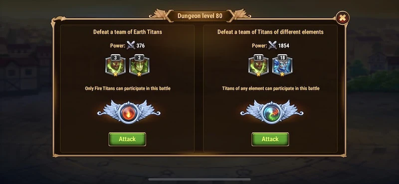 hero wars dungeon mode