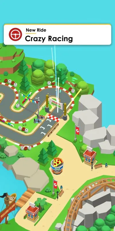 idle theme park tycoon new ride