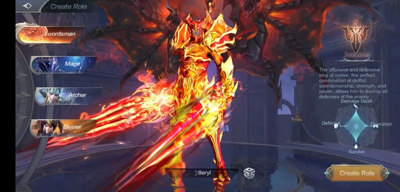 mu origin 2 swordsman class