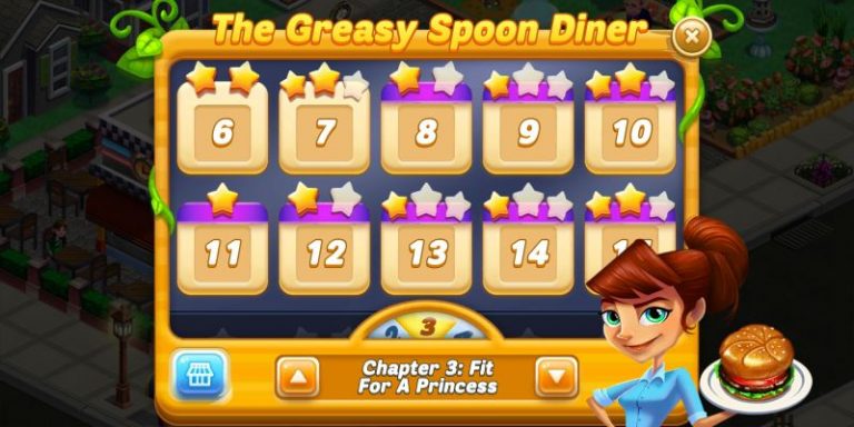 diner dash game list