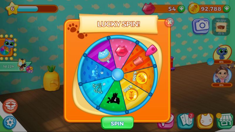 kitty keeper cat collector lucky spin