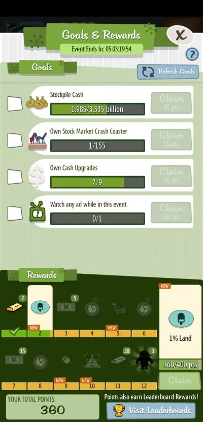 adventure capitalist limited event