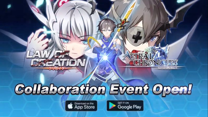 astral chronicles x law of creation collaboration event