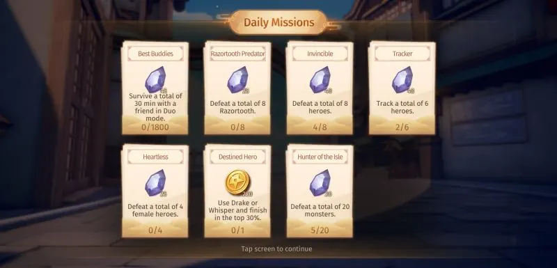 eclipse isle daily missions
