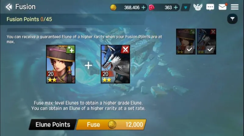 elune fusion