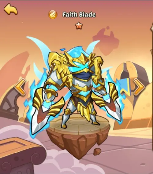 faith blade idle heroes