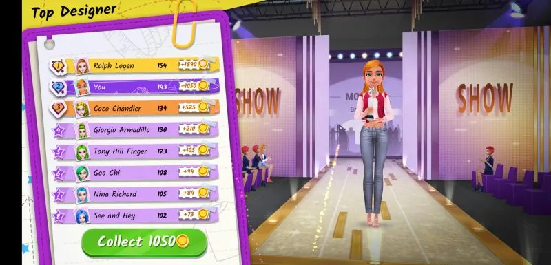 fashion tycoon fashion show