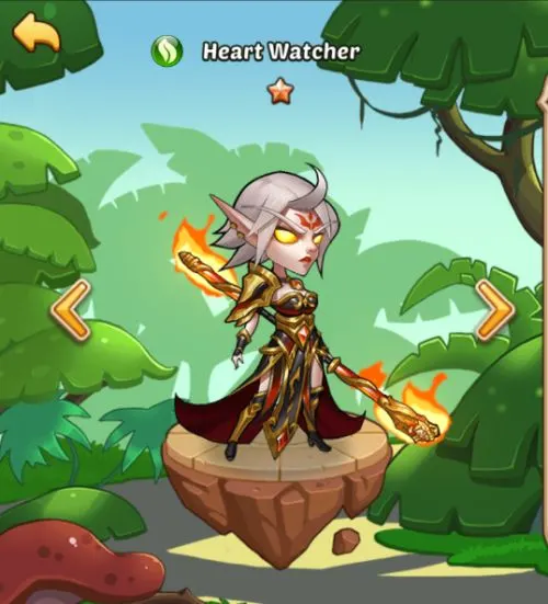 heart watcher idle heroes