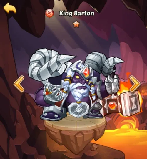 king barton idle heroes