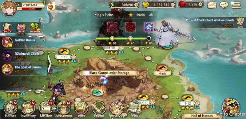 king's raid campaign