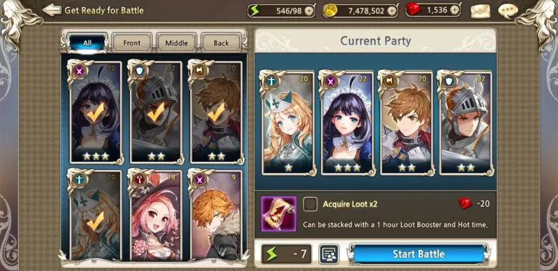 king's raid team