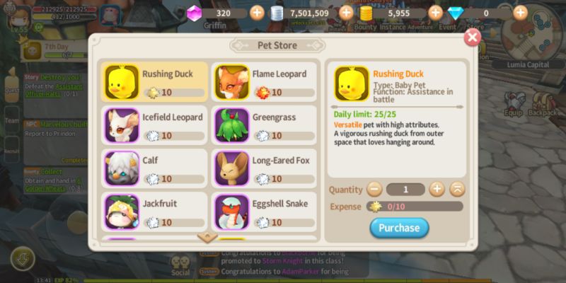 how to get new pets in lumia saga
