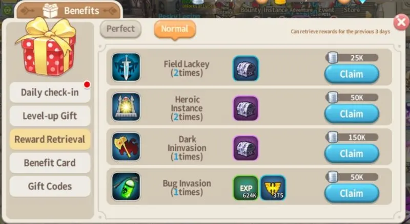 lumia saga rewards retrieval