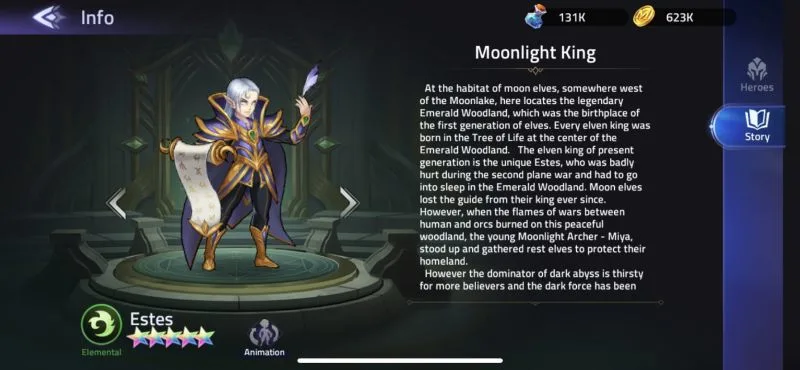 mobile legends adventure estes