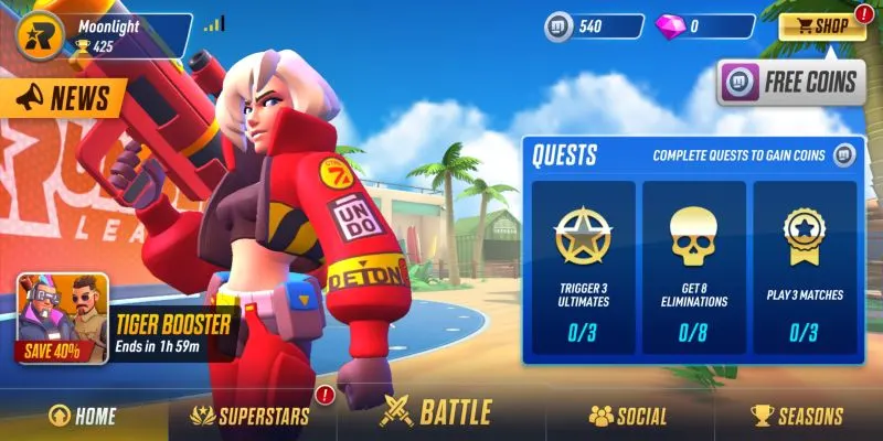 rumble league quests