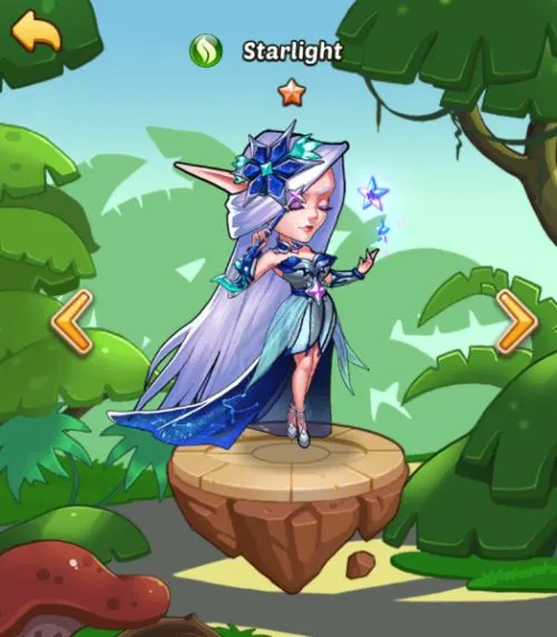 starlight idle heroes