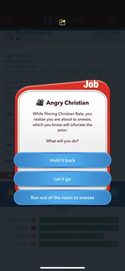 bitlife career specific scenarios