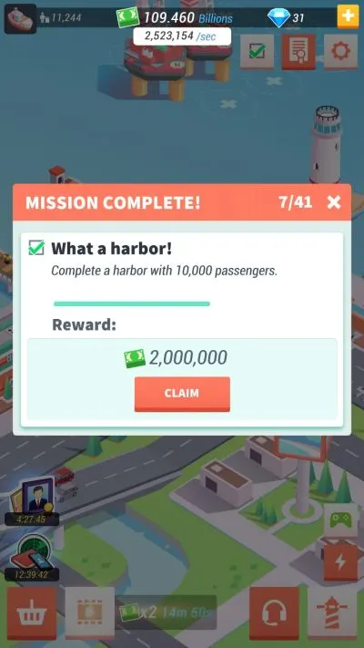 idle harbor tycoon missions