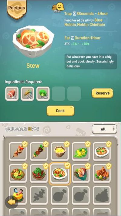 how to cook in ulala idle adventure