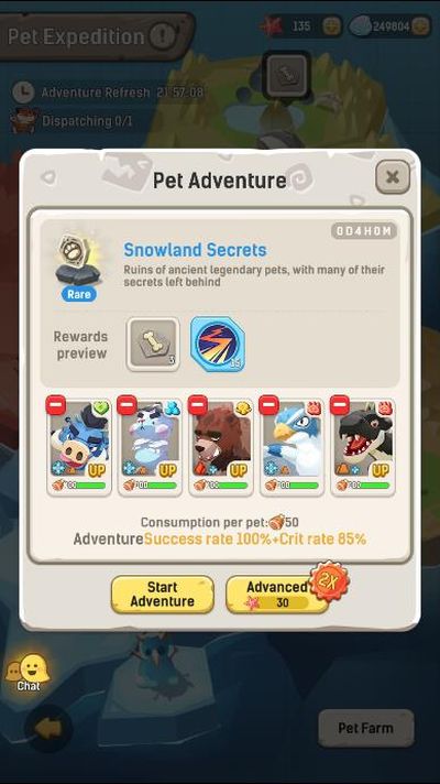 ulala idle adventure pet explorations