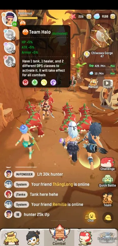 ulala idle adventure team