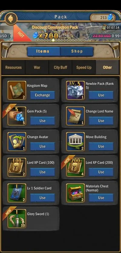 age of myth genesis inventory