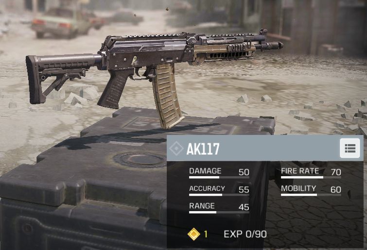 ak117 call of duty mobile