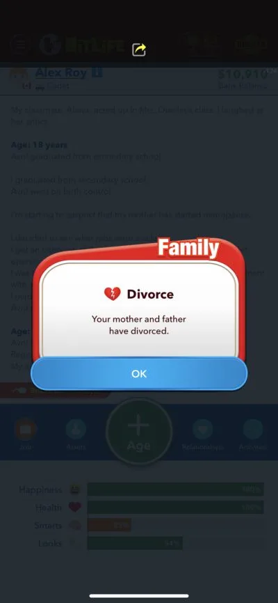 how to get a divorce in bitlife