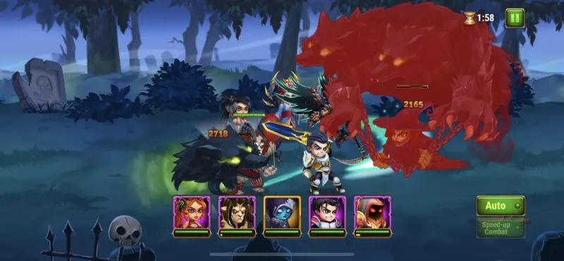 hero wars boss battle