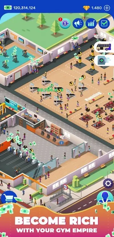 idle fitness gym tycoon cheats