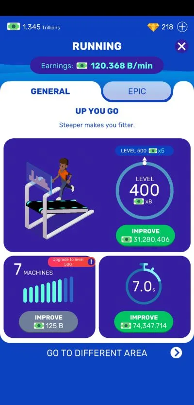 idle fitness gym tycoon milestone