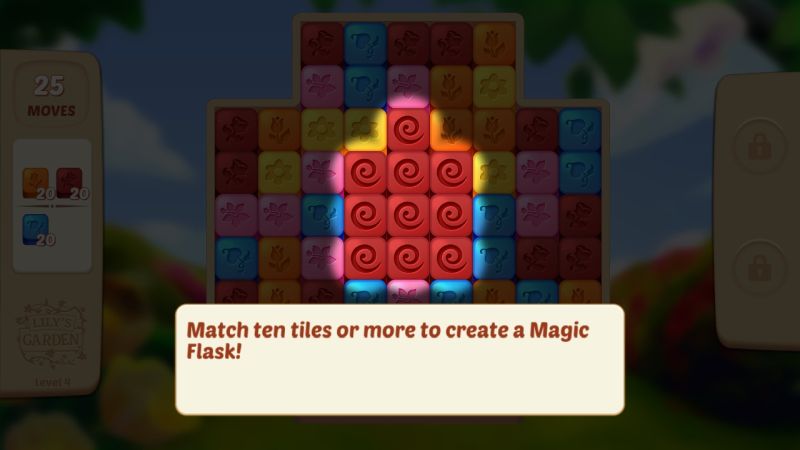 lily's garden magic flask