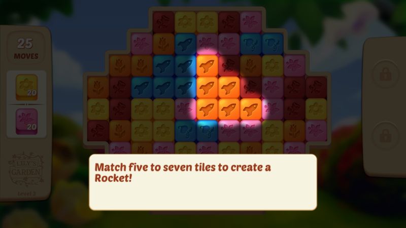 lily's garden rocket booster